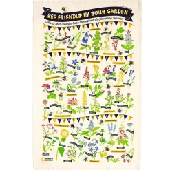 Stuart Gardiner Bee Friendly Tea Towel by- Father's Day|Tea