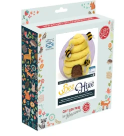 The Crafty Kit Co. Bee Hive Needle Felting Kit- Crafts