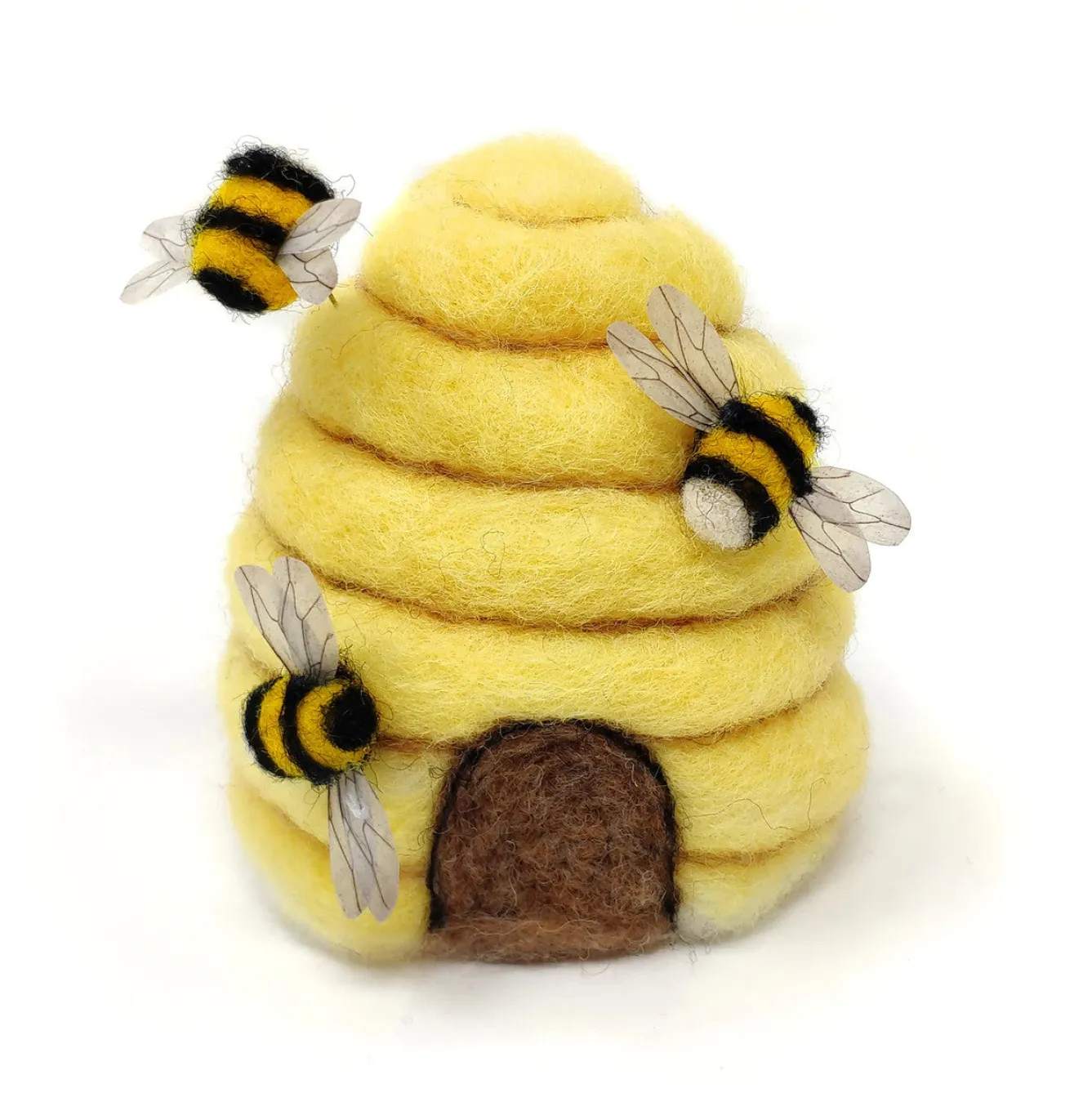 The Crafty Kit Co. Bee Hive Needle Felting Kit- Crafts