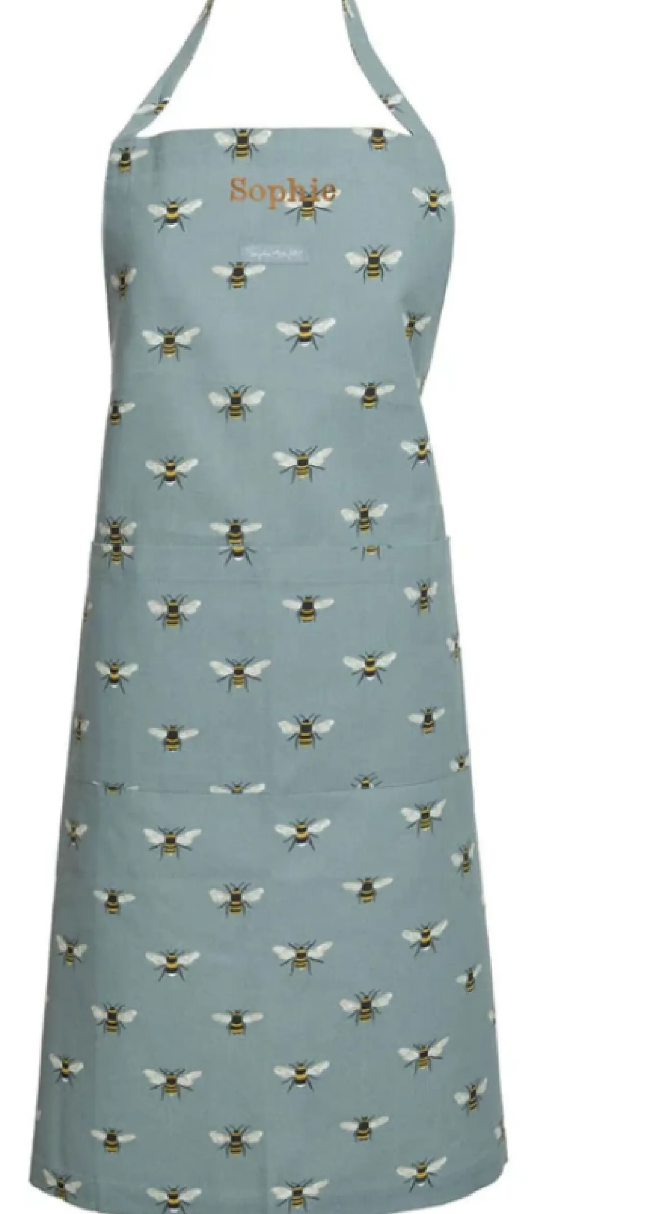 Sophie Allport Bees Adult Apron Teal- Tea|Aprons