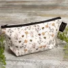 Toasted Crumpet Bees & Honeysuckle (Pure) Small Makeup Bag- Soaps & Lotions|Bags