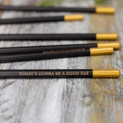Toasted Crumpet Bees & Honeysuckle Set of 6 Pencils- Stationery