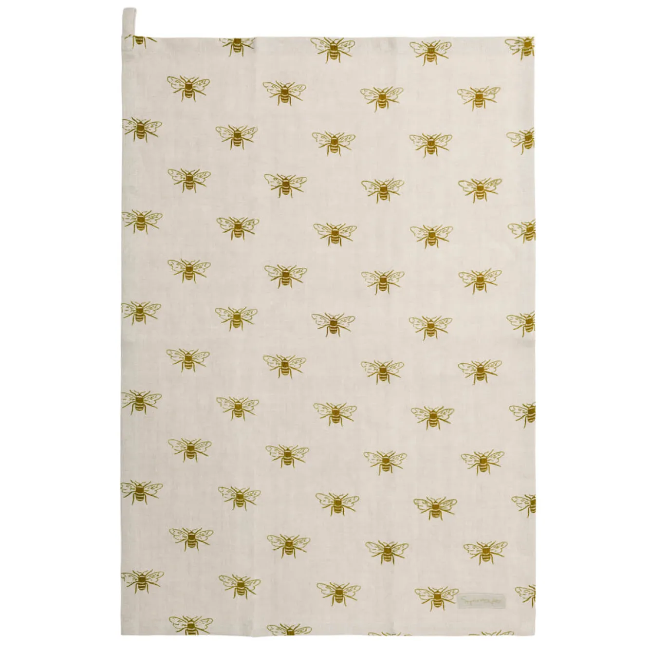 Sophie Allport Bees Linen Tea Towel- Tea|Tea