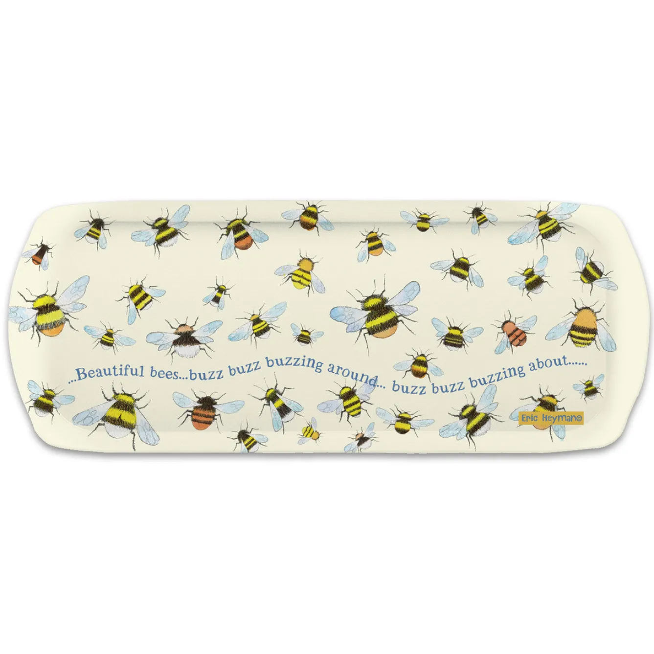 Emma Ball Bees Melamine Sandwich Tray- Tea|Trays