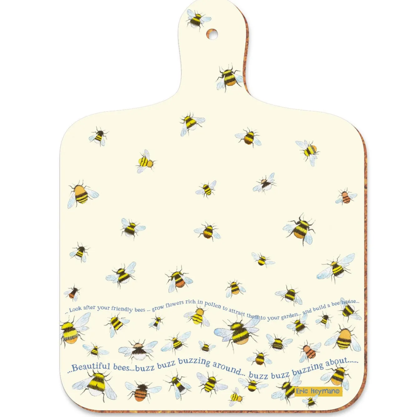 Emma Ball Bees Mini Chopping Board- Kitchenware|Chopping Boards