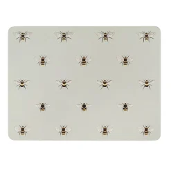 Sophie Allport Bees Placemats- Set of 4- Tea|Placemats