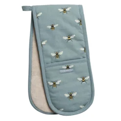 Sophie Allport Bees Teal Double Oven Glove- Tea