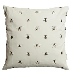 Sophie Allport Bees Throw Pillow- Pillows & Throws