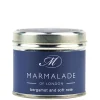 Marmalade of London Bergamot & Soft Rose Medium Tin Candle- Home Fragrance