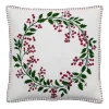Jan Constantine Berry Wreath Pillow- Seasonal Decor|Pillows & Throws