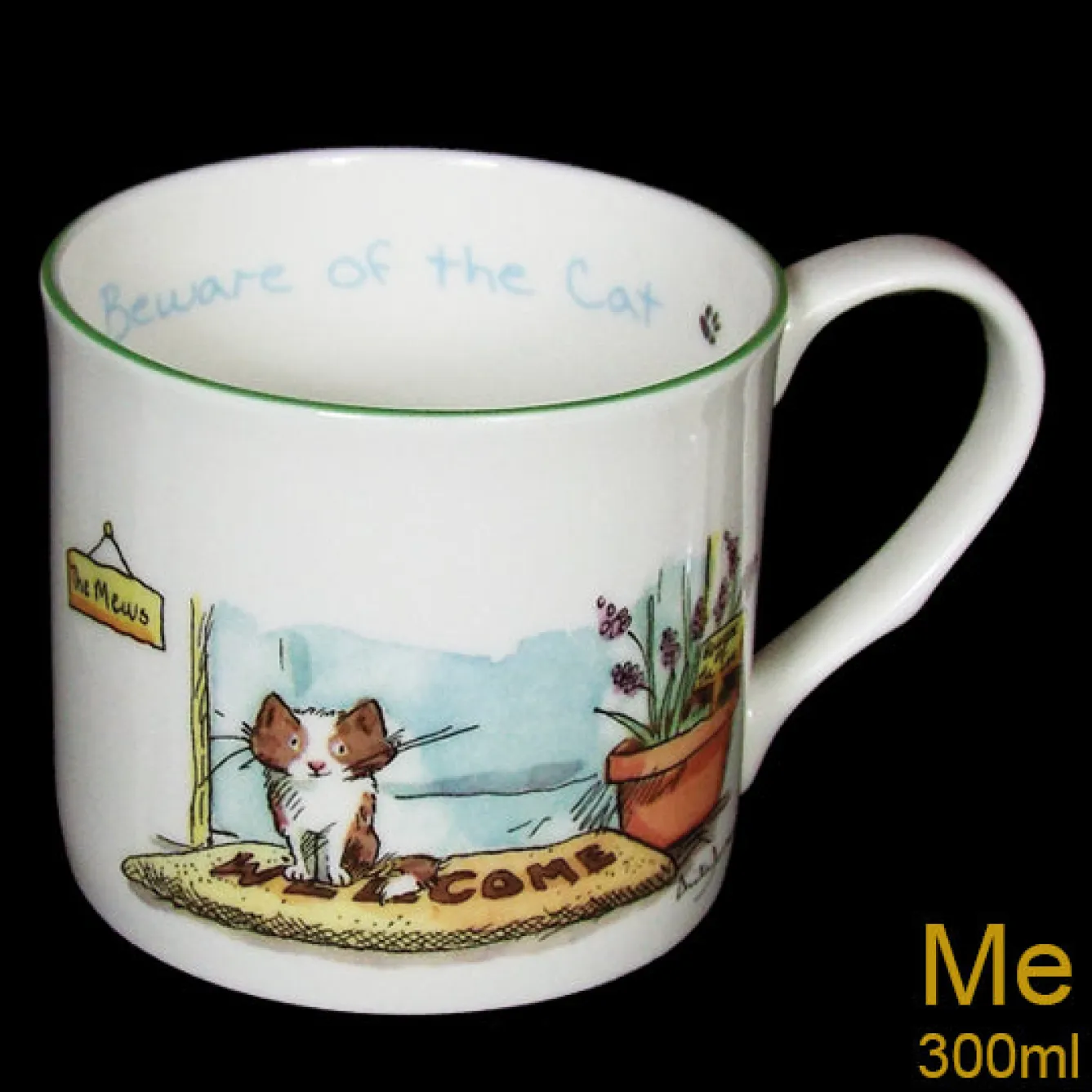 Two Bad Mice Beware of the Cat Mug- Tea|Animals