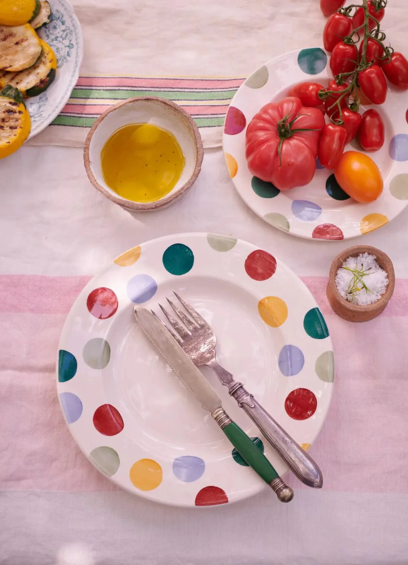 Emma Bridgewater Big Polka Dots 10 1/2 Plate- Plates