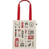 Victoria Eggs Big Smoke Canvas Tote Bag- Bags