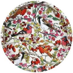 Emma Bridgewater Birds in the Hedgerow Deepwell Tin Tray- Trays|Trays