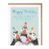 Wrendale Designs 'Birthday Candles' Puffin Birthday Greetings Card- Greeting Cards