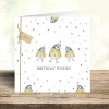 West Country Designs 'Birthday Wishes' Blue Tit Greetings Card- Greeting Cards