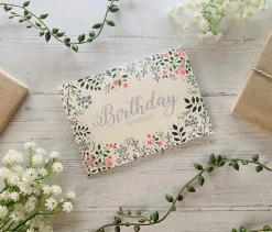 Becky Amelia Birthday Wishes Meadow Greeting Card- Greeting Cards