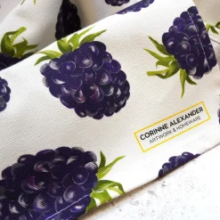 Corinne Alexander Blackberry Tea Towel by- Tea|Tea Towels