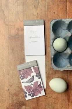Thornback & Peel Blackbird & Bramble Mini Notepad- Stationery