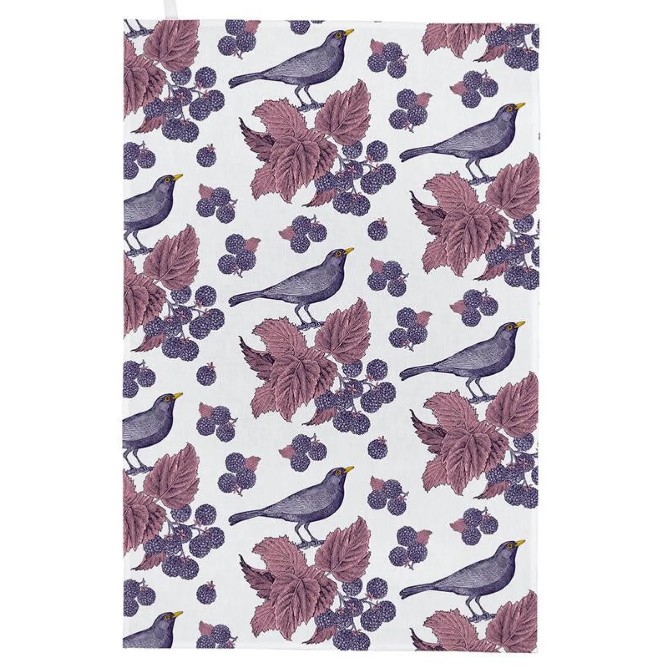 Thornback & Peel Blackbird & Bramble Tea Towel- Tea|Tea Towels