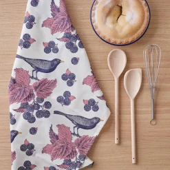 Thornback & Peel Blackbird & Bramble Tea Towel- Tea|Tea Towels