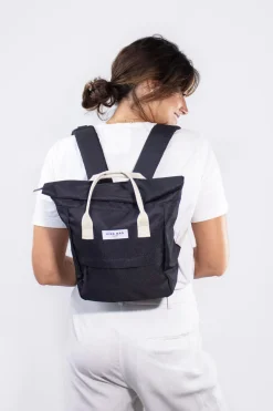 Kind Bag London Black Hackney Mini Backpack- Bags