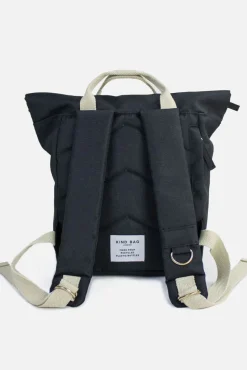 Kind Bag London Black Hackney Mini Backpack- Bags