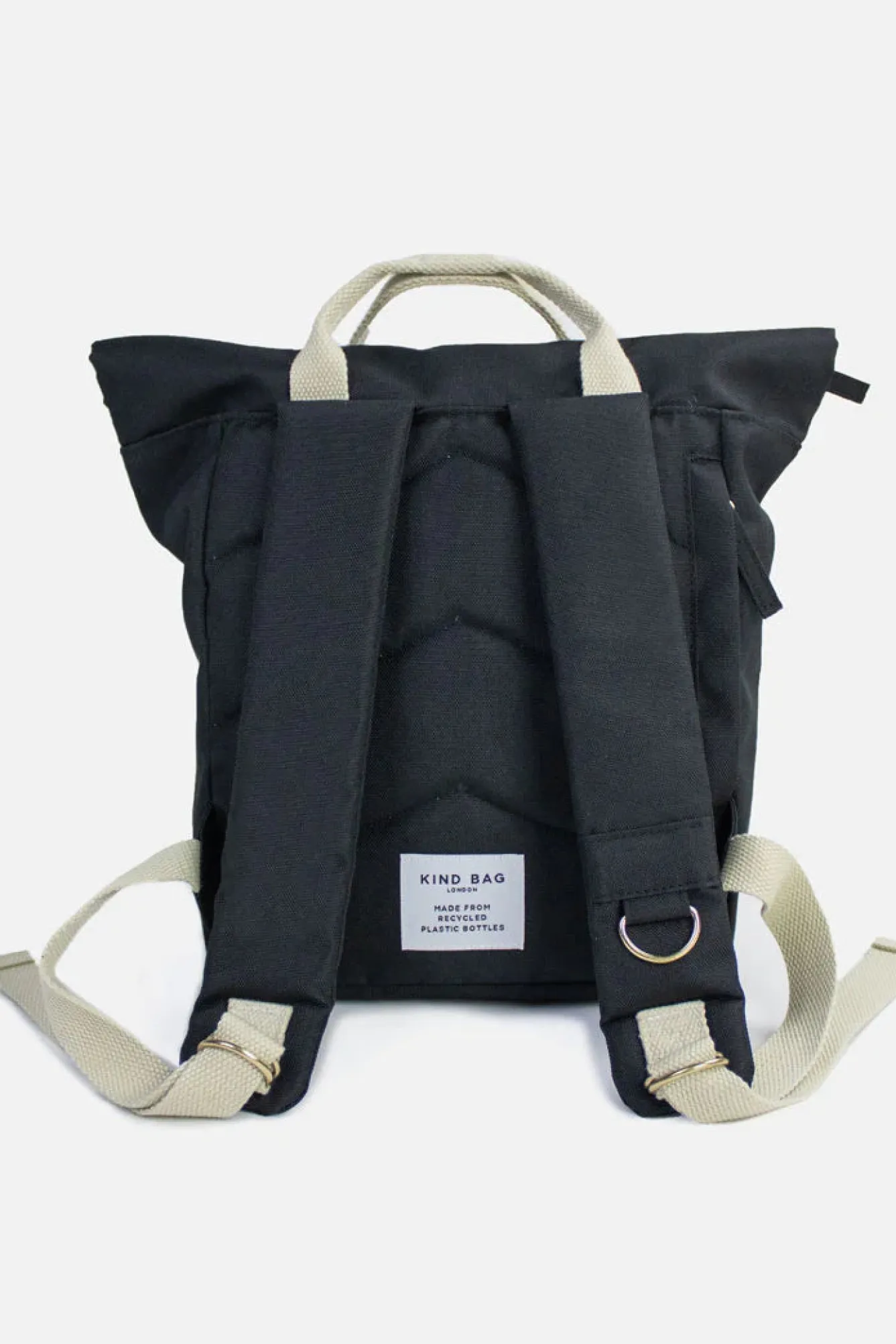 Kind Bag London Black Hackney Mini Backpack- Bags