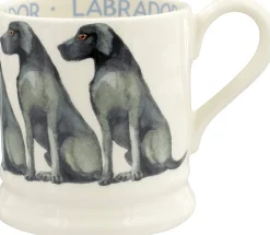Emma Bridgewater Black Labrador-- Sitting 1/2 Pint Mug- Pets|Pets