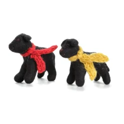 Amica Felt Black Labrador Toy- Children