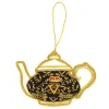 Tinker Tailor Black Royal Teapot Decoration by London- Christmas Decorations|Seasonal Decor