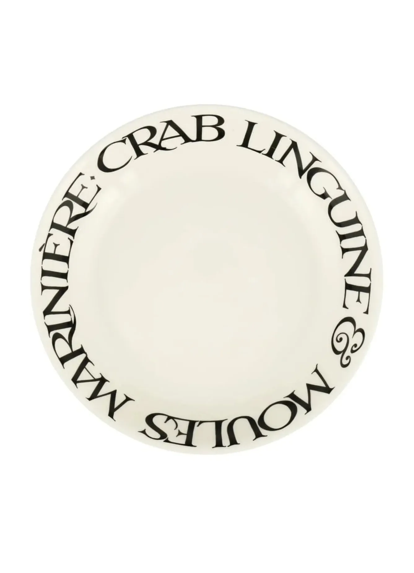Emma Bridgewater Black Toast Crab Linguini Medium Pasta Bowl- Bowls & Dishes