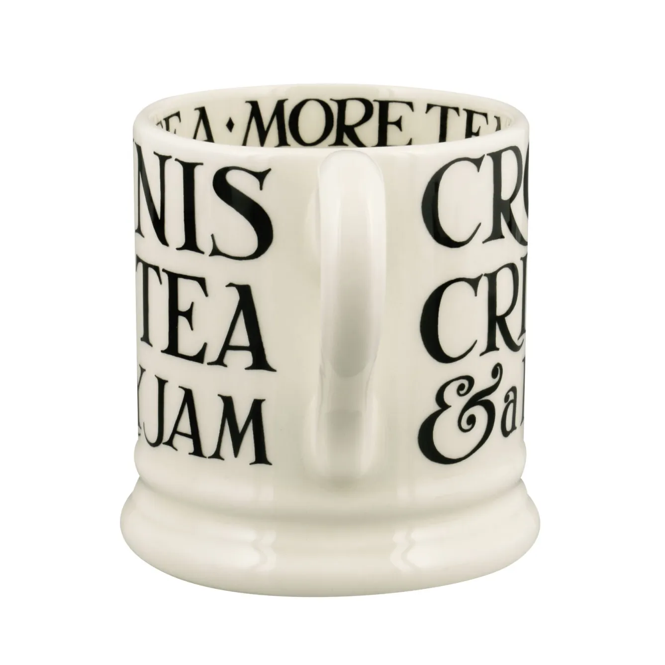 Emma Bridgewater Black Toast Cream Tea 1/2 Pint Mug- Whimsical