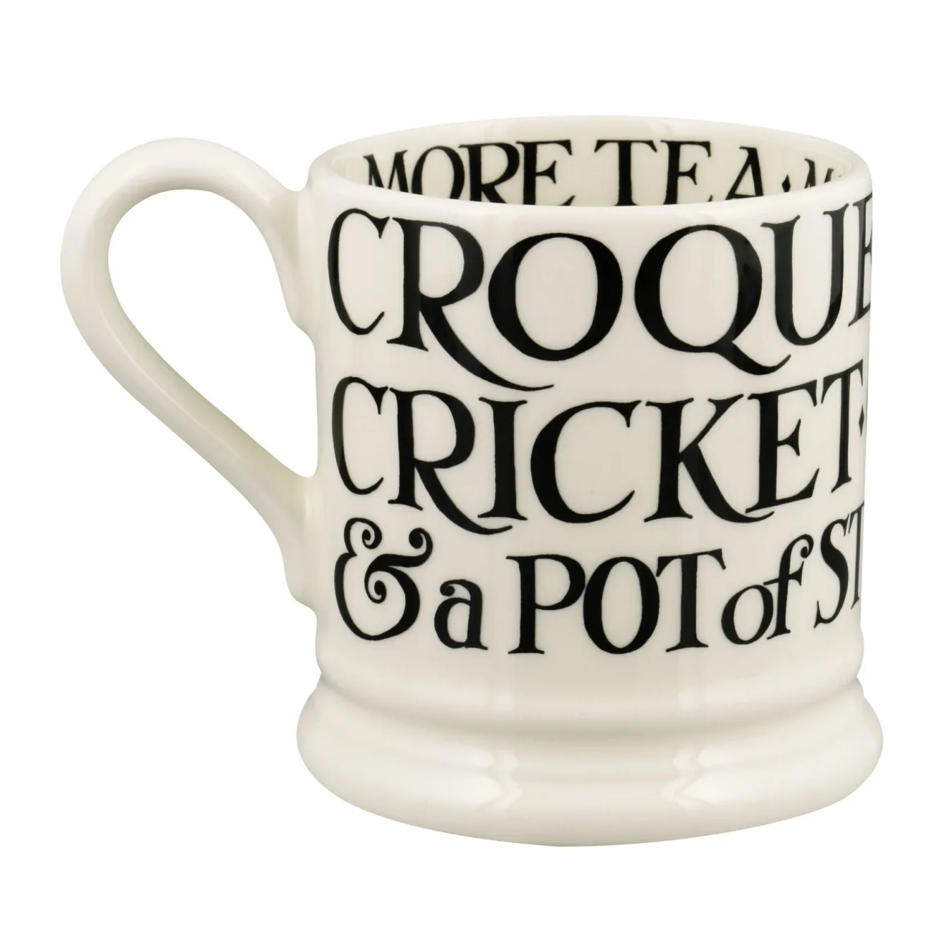 Emma Bridgewater Black Toast Cream Tea 1/2 Pint Mug- Whimsical