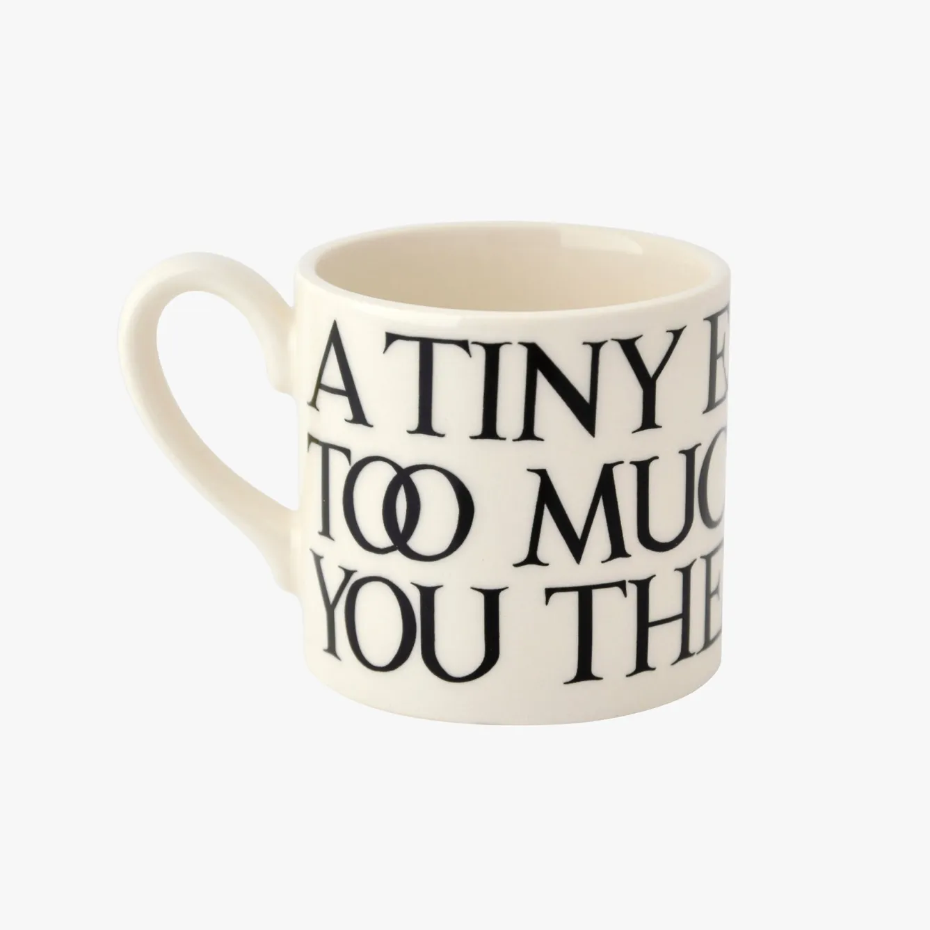 Emma Bridgewater Black Toast Espresso Mug- Whimsical