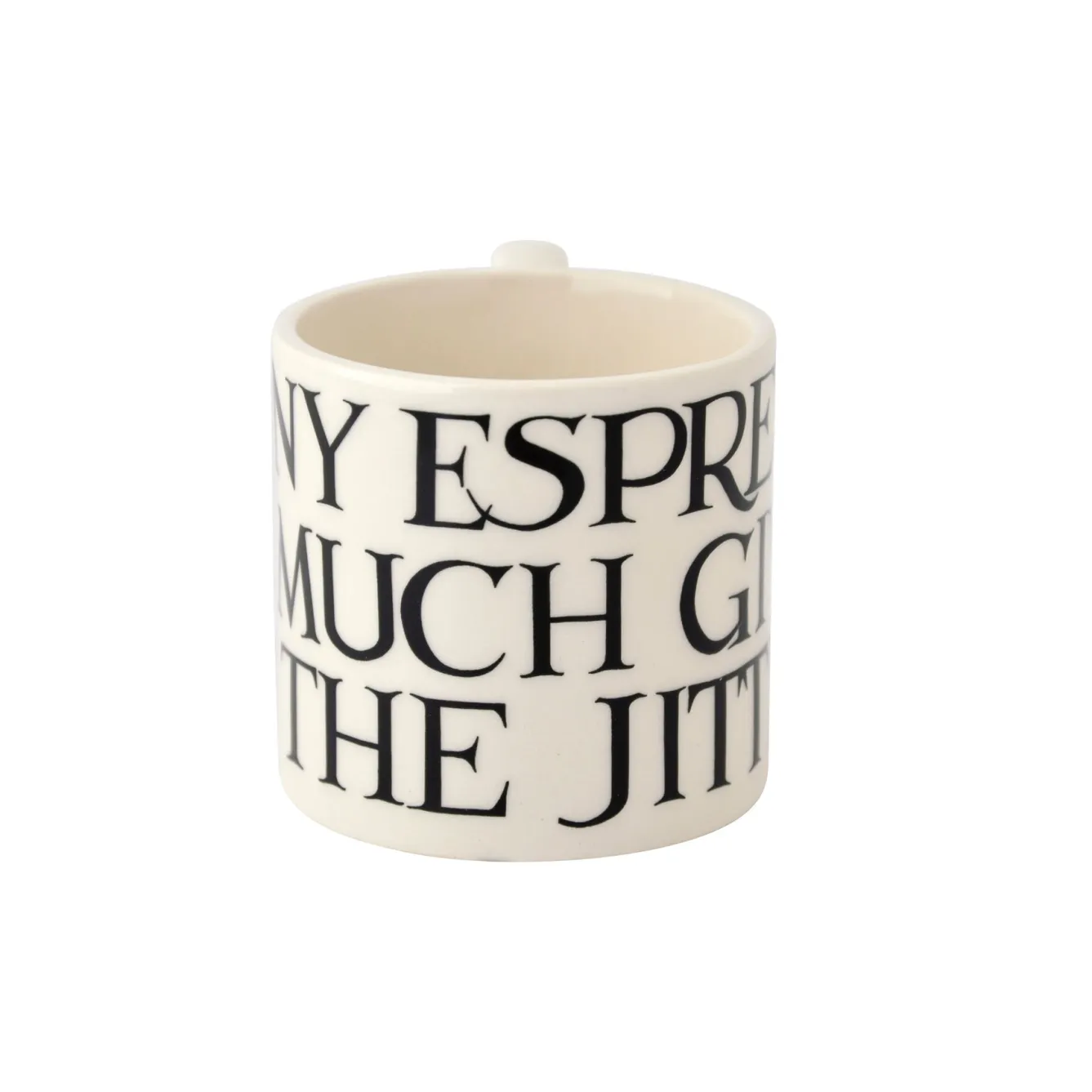 Emma Bridgewater Black Toast Espresso Mug- Whimsical