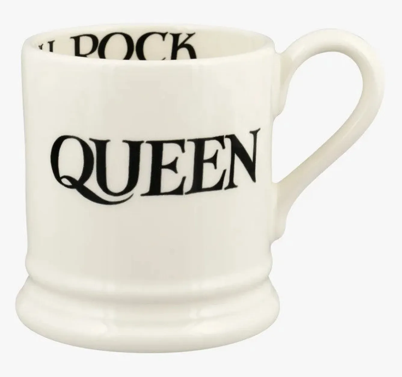 Emma Bridgewater Black Toast King & Queen Set of 2 1/2 Pint Mugs- Royal
