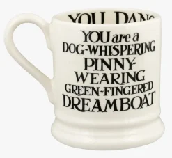 Emma Bridgewater Black Toast King & Queen Set of 2 1/2 Pint Mugs- Royal
