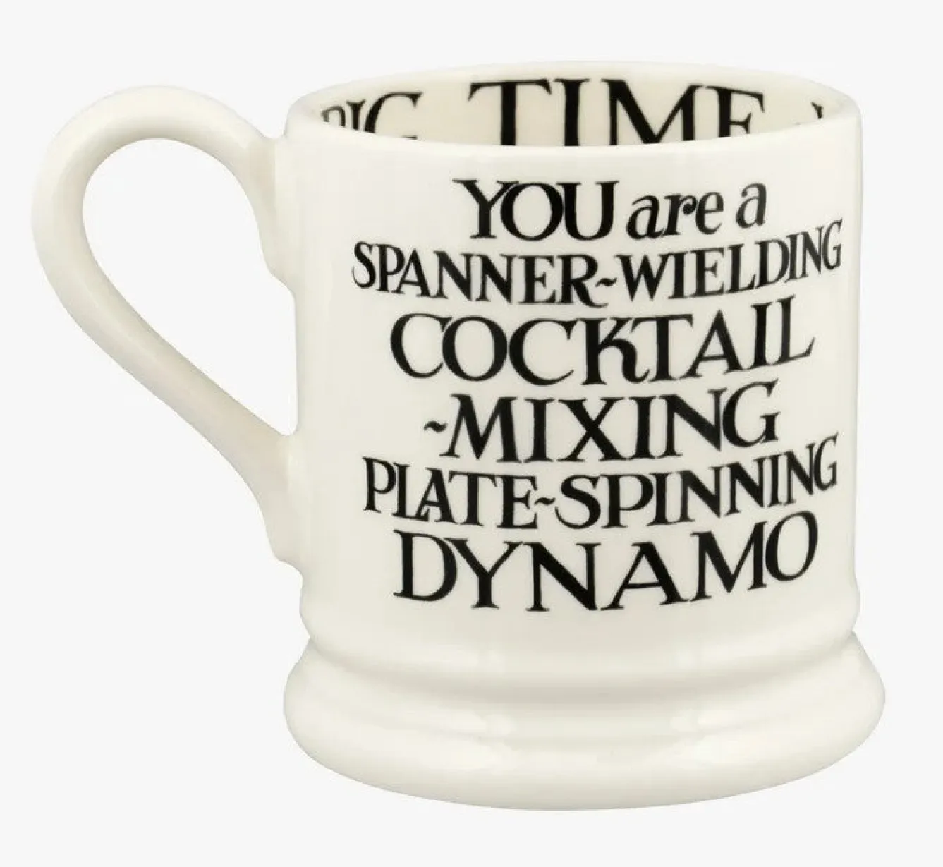 Emma Bridgewater Black Toast King & Queen Set of 2 1/2 Pint Mugs- Royal