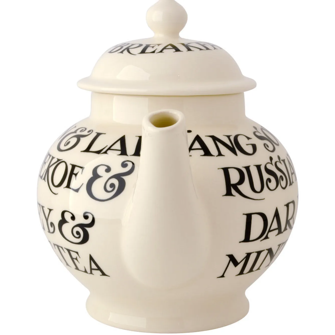 Emma Bridgewater Black Toast 4 Mug Teapot- Tea|Teapots