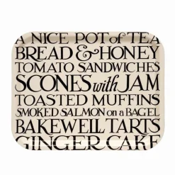 Emma Bridgewater Black Toast Rectangular Birch Tray- Trays