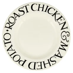 Emma Bridgewater Black Toast Roast Chicken 10 1/2 Plate- Plates