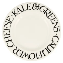 Emma Bridgewater Black Toast Veggies 10 1/2 inch Plate- Plates