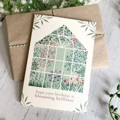 Becky Amelia Blooming Birthday Greeting Card- Greeting Cards