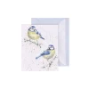 Wrendale Designs 'Blossom' Blue Tit Enclosure Card- Greeting Cards