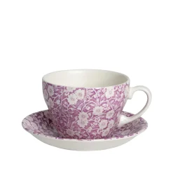 Burleigh Blossom Calico Breakfast Cup and Saucer- Tea|Teacups