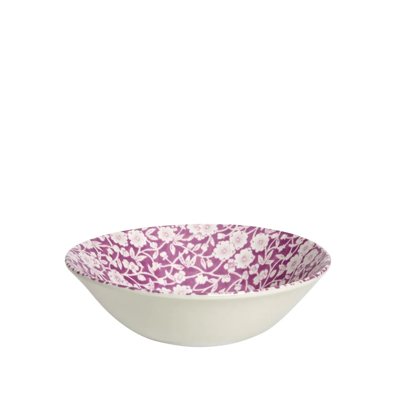 Burleigh Blossom Calico Cereal Bowl- Bowls & Dishes