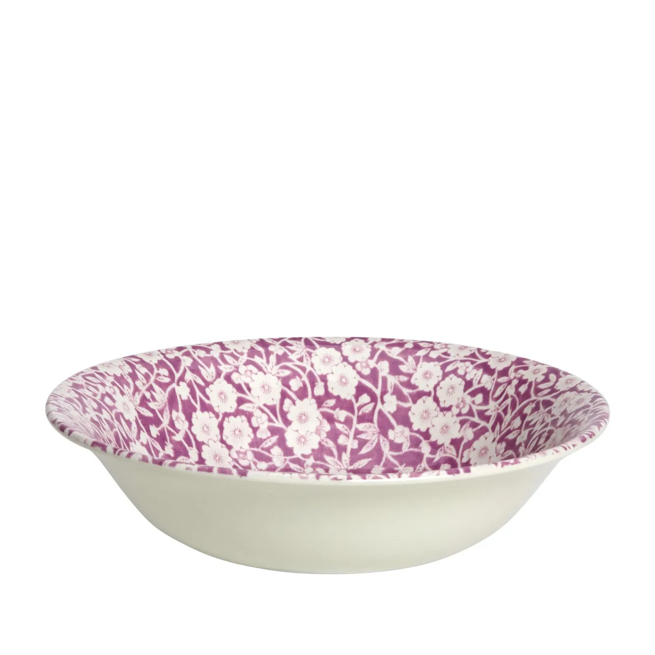 Burleigh Blossom Calico Pudding / Soup Bowl 20.5cm/8"- Bowls & Dishes