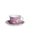 Burleigh Blossom Calico Teacup and Saucer- Tea|Teacups