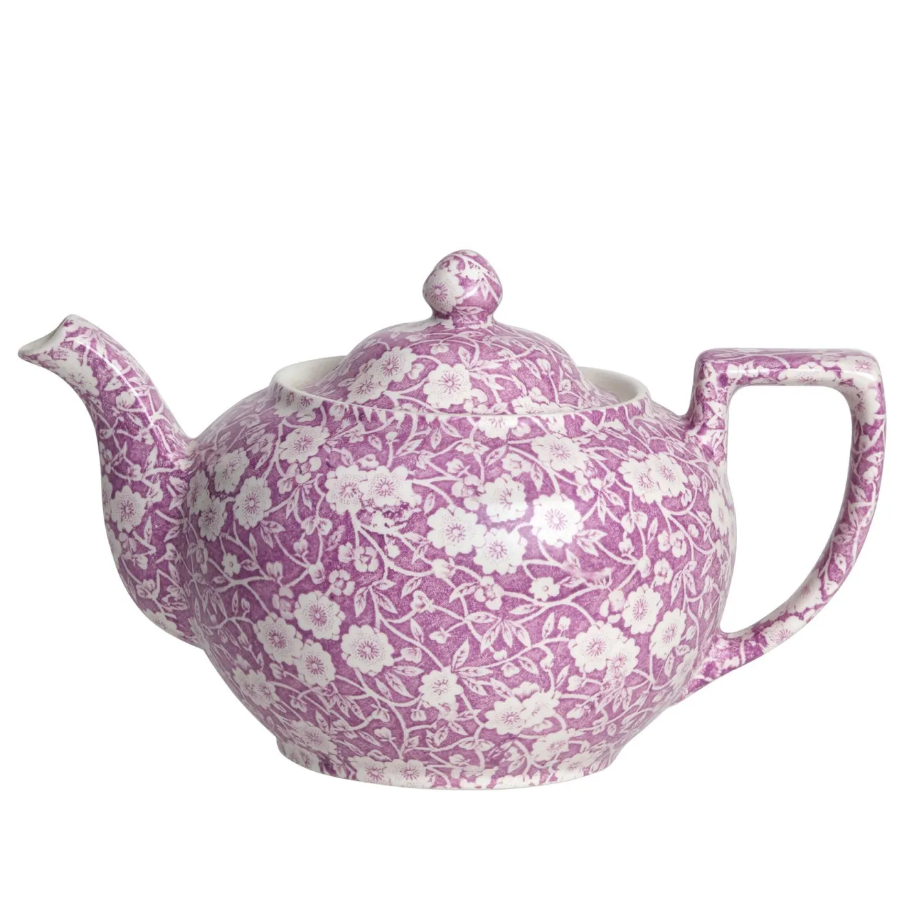 Burleigh Blossom Calico Teapot Large- Tea|Teapots